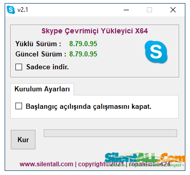 Skype Çevrimiçi Yükleyici v2.1 | VİP
