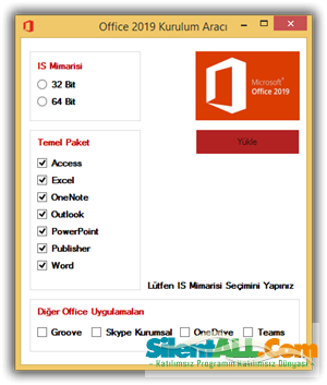 Microsoft Office 2019 Kurulum Aracı | Katılımsız | Full İndir cover png