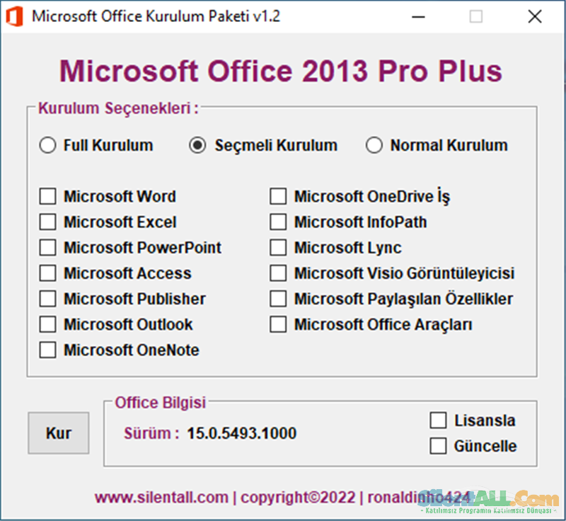 Microsoft Office 2013 Pro Plus TR | Şubat 2023 | VIP | Katılımsız cover png