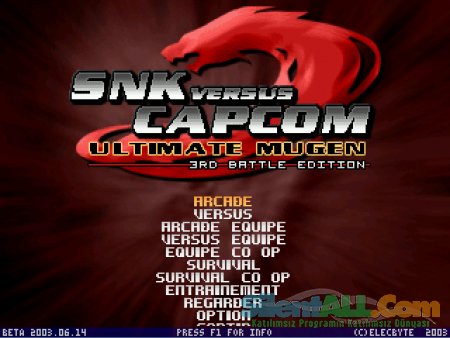 SNK vs Capcom Ultimate Mugen 2007 3rd Battle Edition | Full cover png